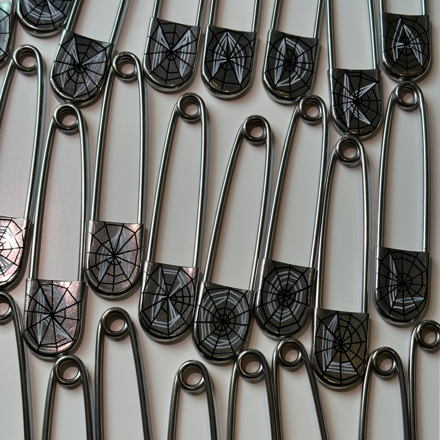 WEBBED MONOGRAM JUMBO PIN