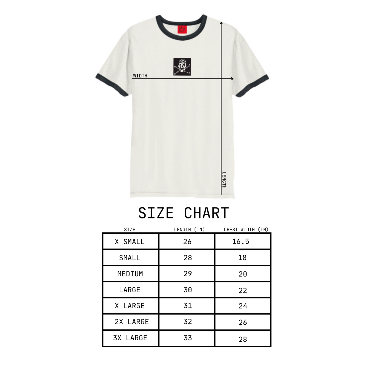 BONE RINGER SHIRT (VTG WHITE)