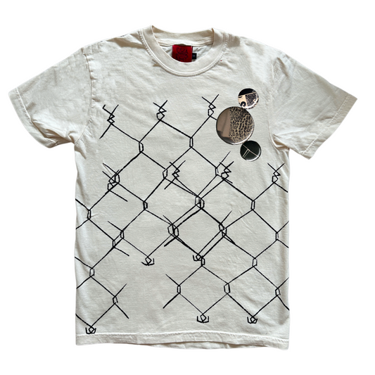 CHAIN MESH TEE (VTG WHITE)
