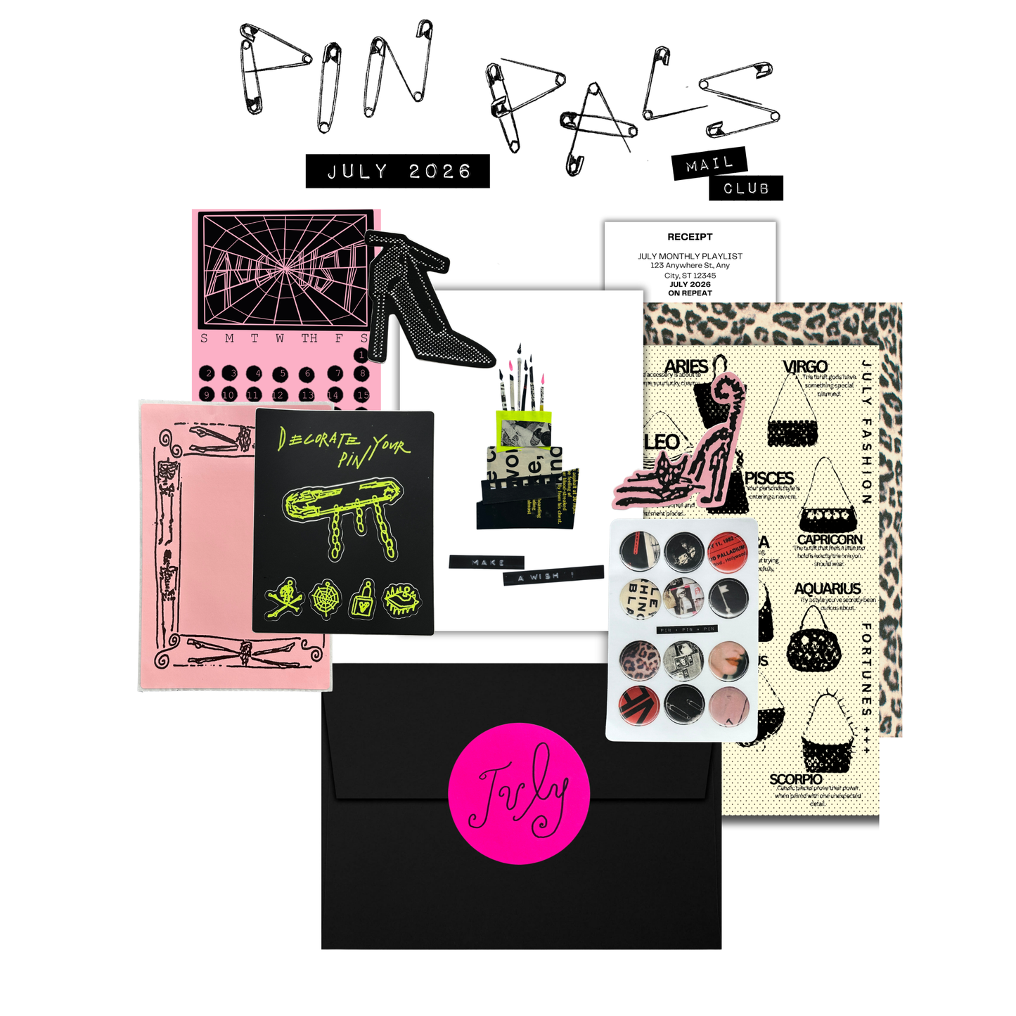PIN PALS MAIL CLUB