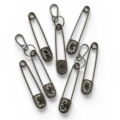 WEBBED MONOGRAM JUMBO PIN