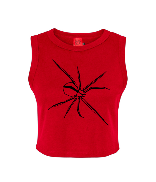 + SPIDER CROPPED TANK